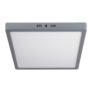 Plafón cuadrado moderno 24 w 6500 k led gris Código: 47449