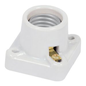 Portalampara de porcelana cuadrado voltech Código: 46522