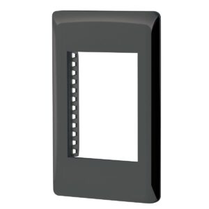 Placa negra de 1 ventana 3 modulos linea lisboa Código: 47872