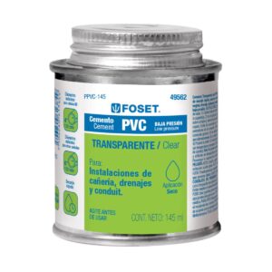 Pegamento para pvc bote 145 ml Código: 49562