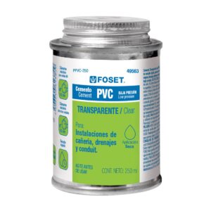 Pegamento para pvc bote 250 ml Código: 49563