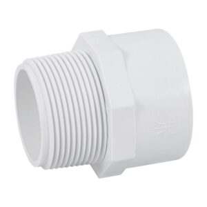 Adaptador macho de pvc 1 1/2" Código: 45546