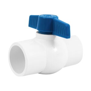 Valvula de esfera de pvc de 1 1/2" para cementar Código: 49160