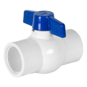 Valvula esfera de pvc 1-1/2" roscable Código: 49154