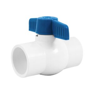 Valvula de esfera de pvc de 1 1/4" para cementar Código: 49159