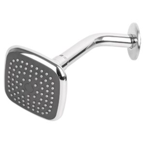 Regadera cuadrada abs 3-3/4" con brazo basic Código: 45065