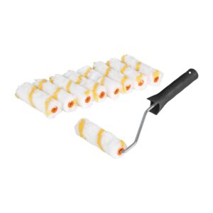Kit 9 repuestos de mini rodillos de 4' y 1 maneral Código: 12132