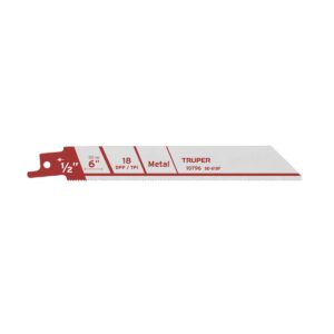 Segueta sierra sable 6" 18 dpp recta para metales Código: 10796