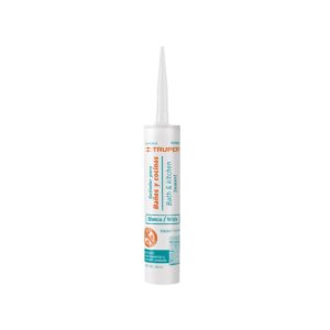 Silicon 100% para baños y cocina blanco Código: 18566