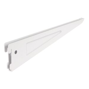 Ménsula plana blanca para cremallera doble 32cm Código: 47715