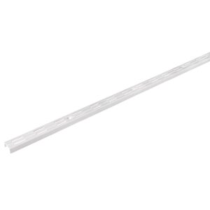 Cremallera doble blanca para ménsulas planas 2m Código: 47719