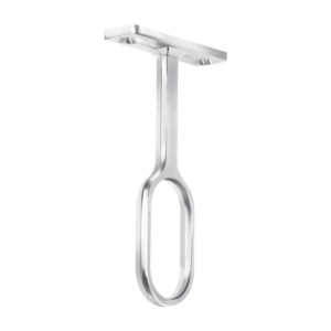 Soporte central para tubo ovalado de closet Código: 48979