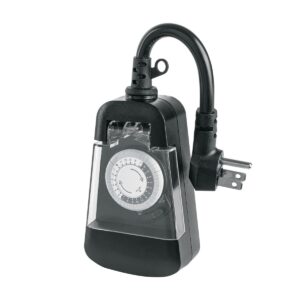 Temporizador analogico para uso en exteriores volteck Código: 45519
