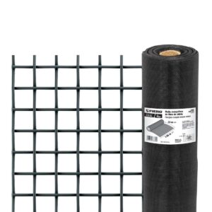 Malla mosquitera fibra de vidrio negra 1.05 x 30 m Código: 44995