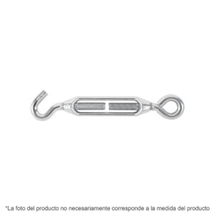 Tensor zinc 3/16" gancho-argolla Código: 44053