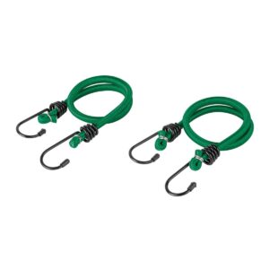 Bolsa con 2 tensores elasticos verdes de 45 cm Código: 25091